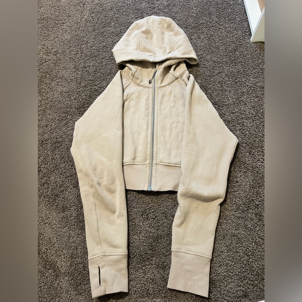 Lululemon Crop Scuba Hoodie size 8